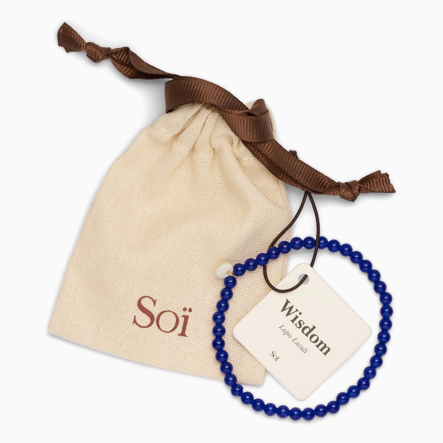 SOÏ COPENHAGEN PETITE Armband, lapis lazuli