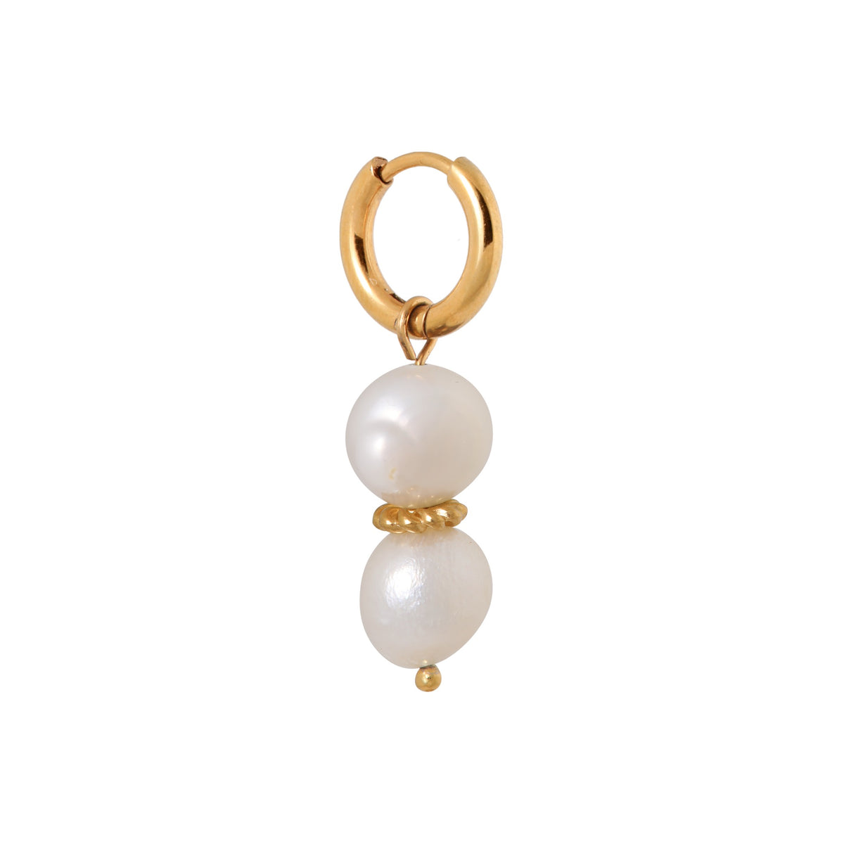 LABEL KIKI BELLE PEARL Hoop, gold