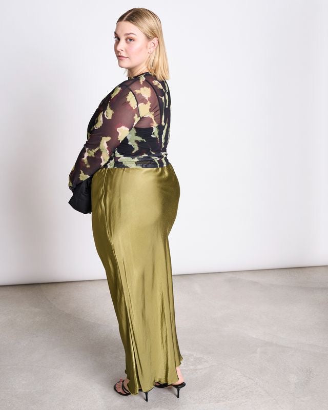 JAN|N JUNE DORA Longsleeve, mossfire