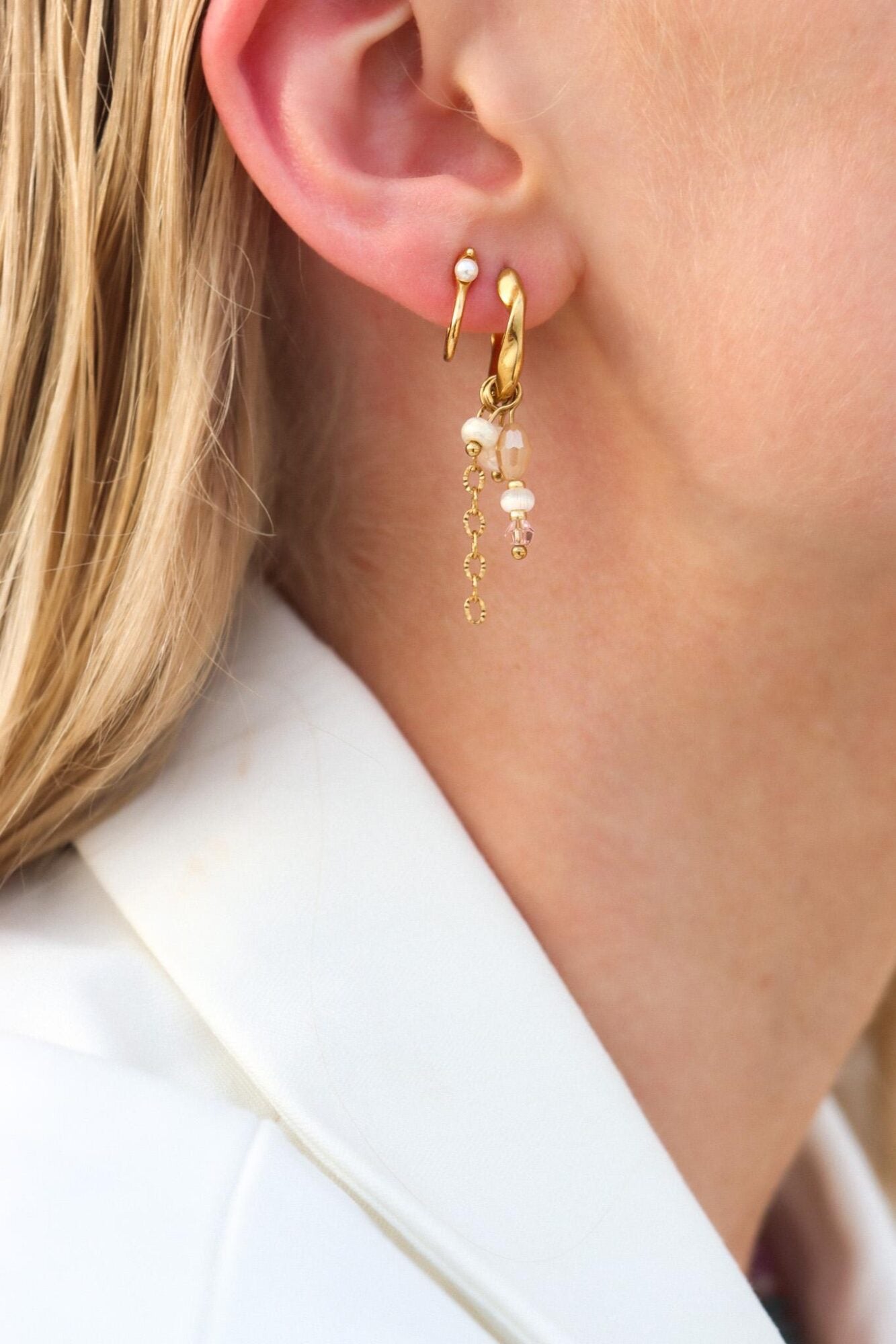 LABEL KIKI ABBY Hoops, gold