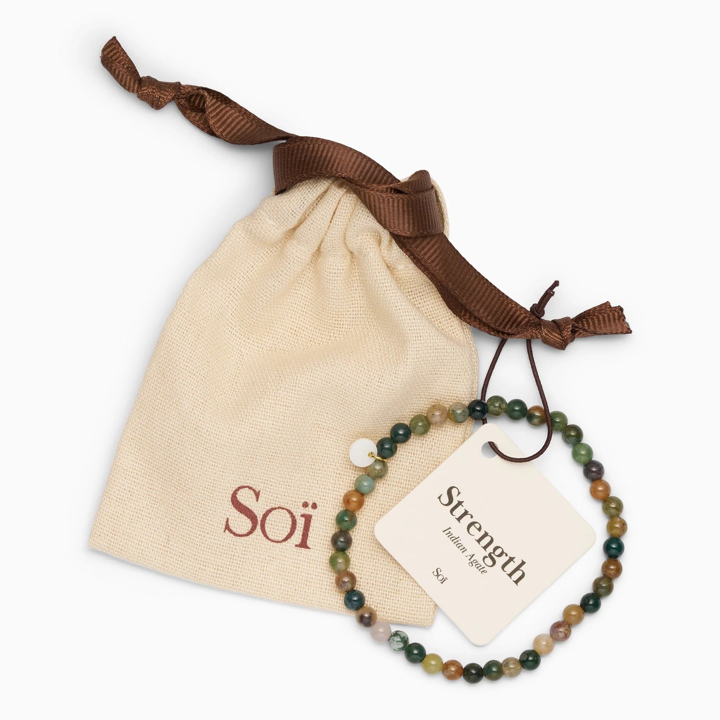 SOÏ COPENHAGEN PETITE Armband, indian agate