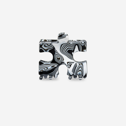 SASSTIE PUZZLE SHADOW INK Hairclip
