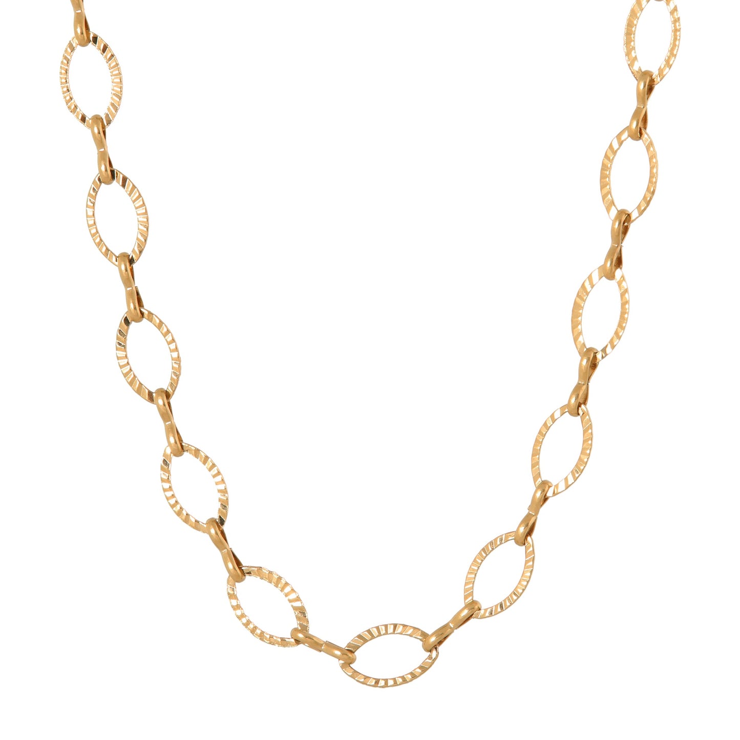LABEL KIKI OVAL LINE Kette, gold