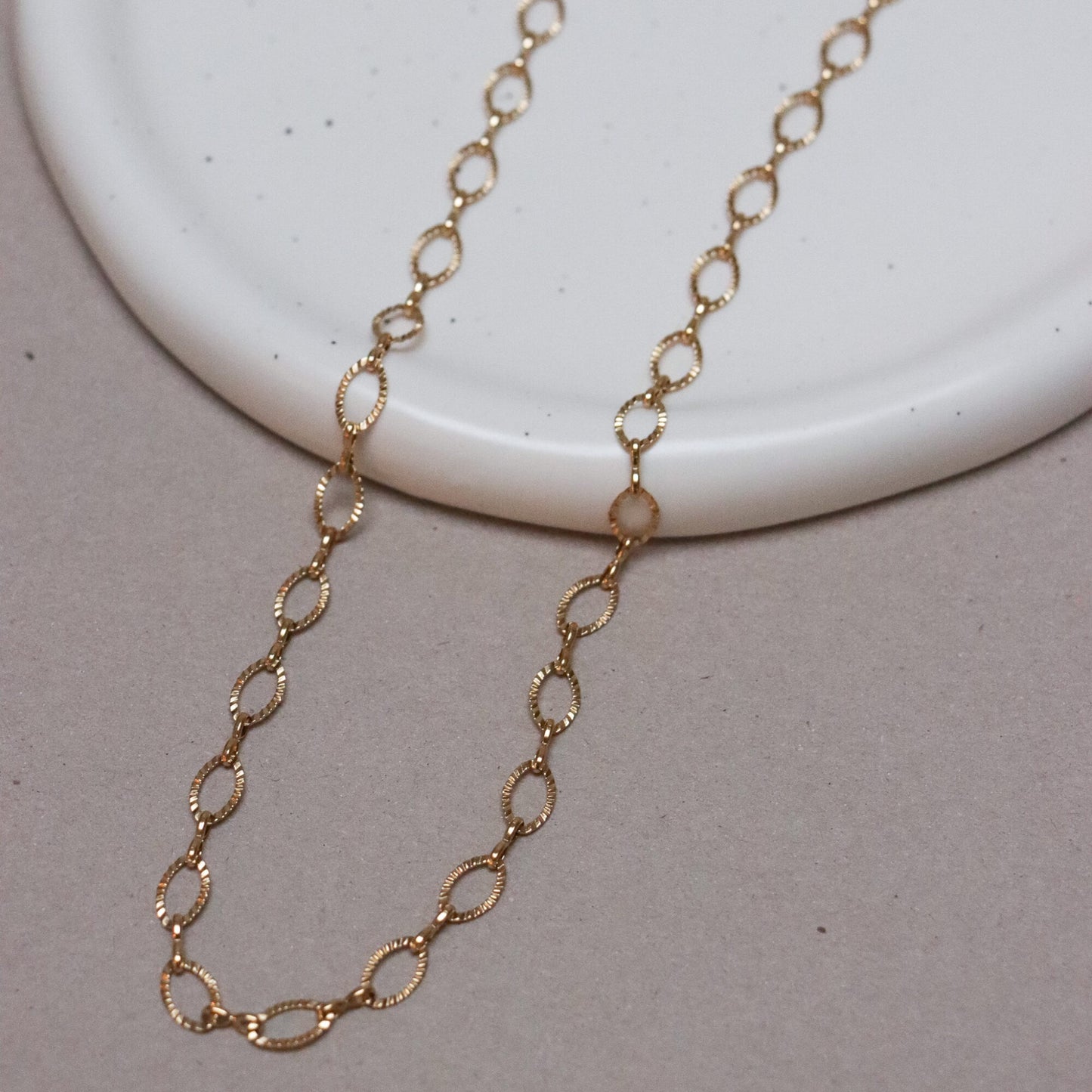 LABEL KIKI OVAL LINE Kette, gold