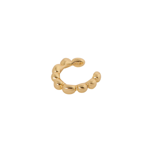LABEL KIKI ROUNDS Ear Cuff, gold