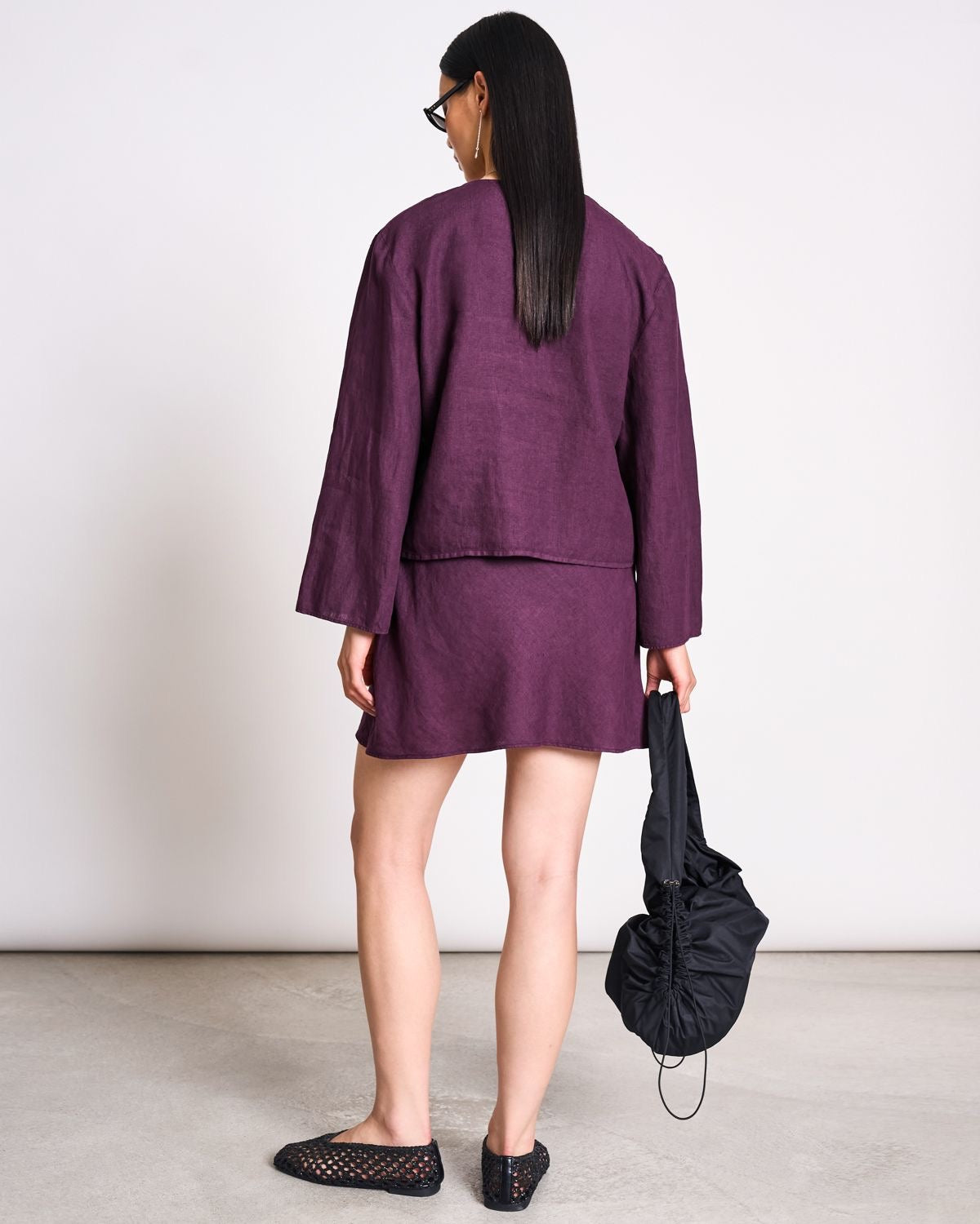 JAN|N JUNE SKAGEN Bluse, cherry lacquer