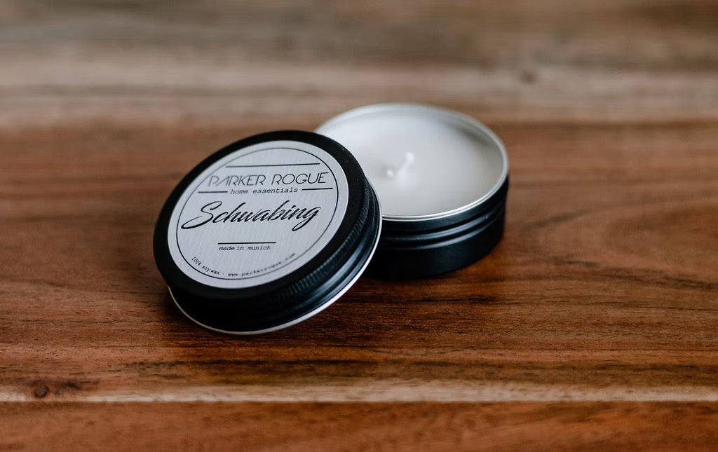 PARKER ROUGE SCHWABING Duftkerze, Zitrusfrüchte & Rhabarber