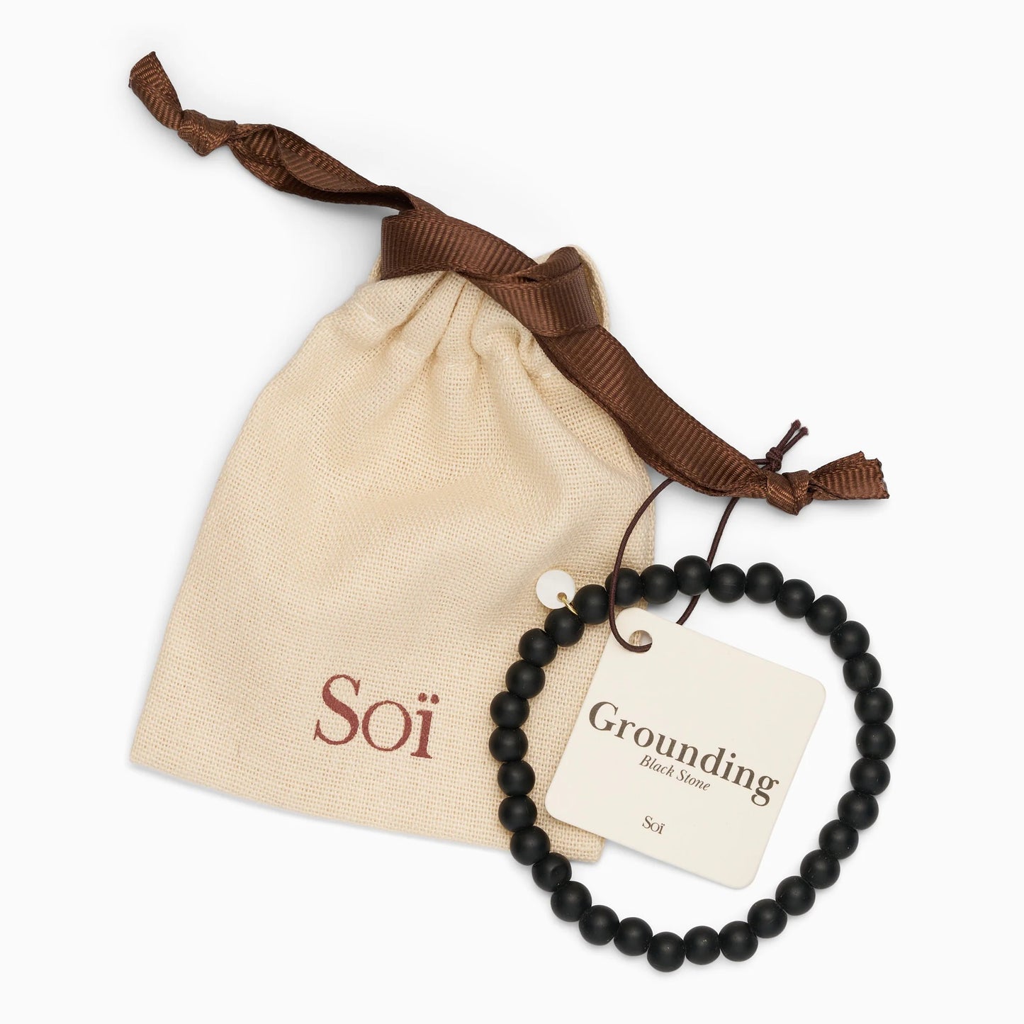 SOÏ COPENHAGEN ESSENTIAL Armband, blackstone