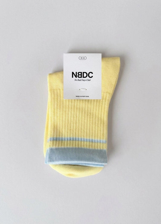 NBDC SUMMER STRIPES Socken, yellow/light blue