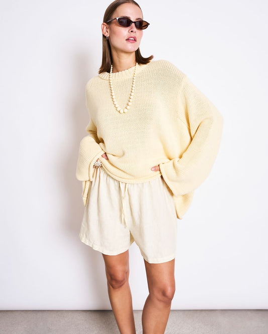 JAN|N JUNE SONA Pullover, buttermilk