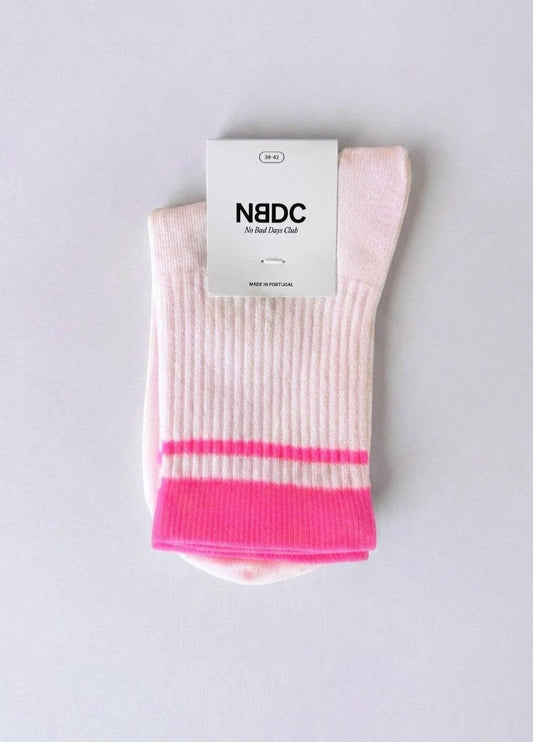 NBDC SUMMER STRIPES Socken, rosé/neon pink