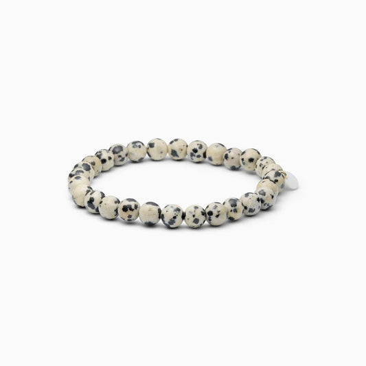 SOÏ COPENHAGEN ESSENTIAL Armband, dalmatian jasper