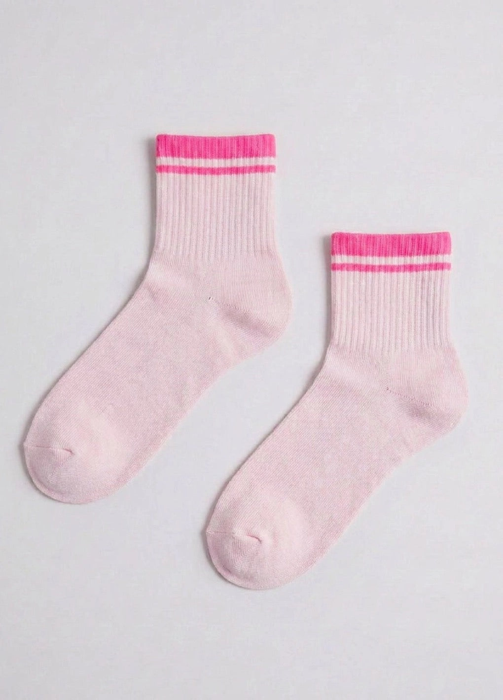 NBDC SUMMER STRIPES Socken, rosé/neon pink