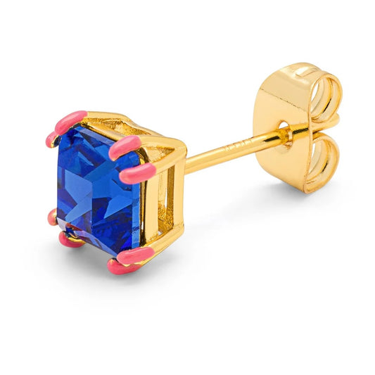 LULU COPENHAGEN GALA CRYSTAL BLING Ohrring, capri blue/pink