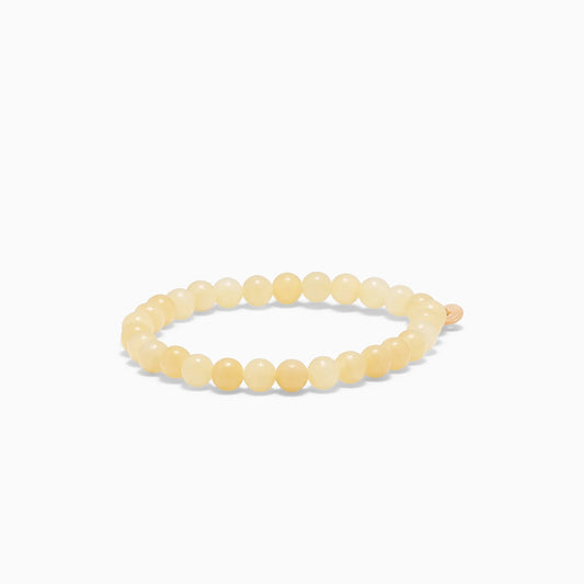 SOÏ COPENHAGEN ESSENTIAL Armband, yellow jade