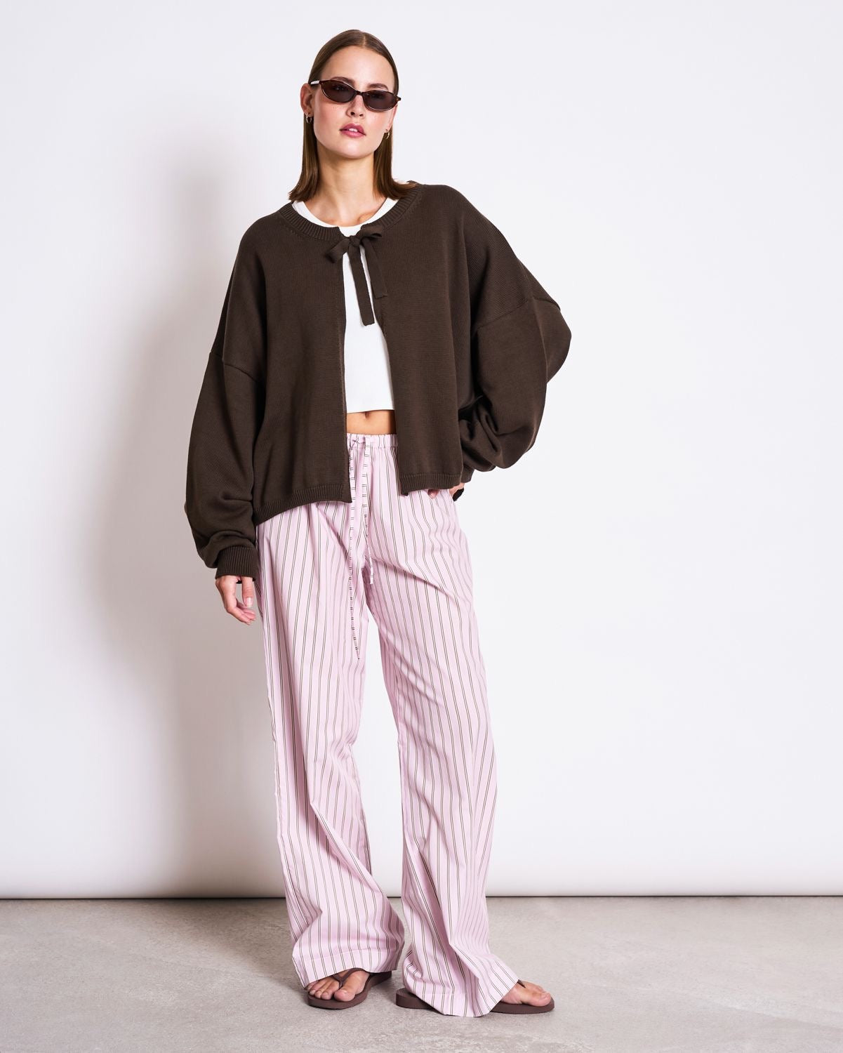 JAN|N JUNE ZEA Cardigan, mud