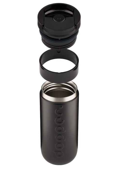 DOPPER TRAVEL MUG BLACK, 400ml