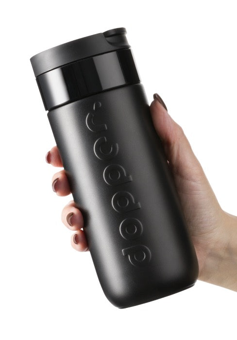 DOPPER TRAVEL MUG BLACK, 400ml