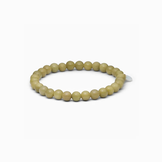 SOÏ COPENHAGEN ESSENTIAL Armband, green alashan agate