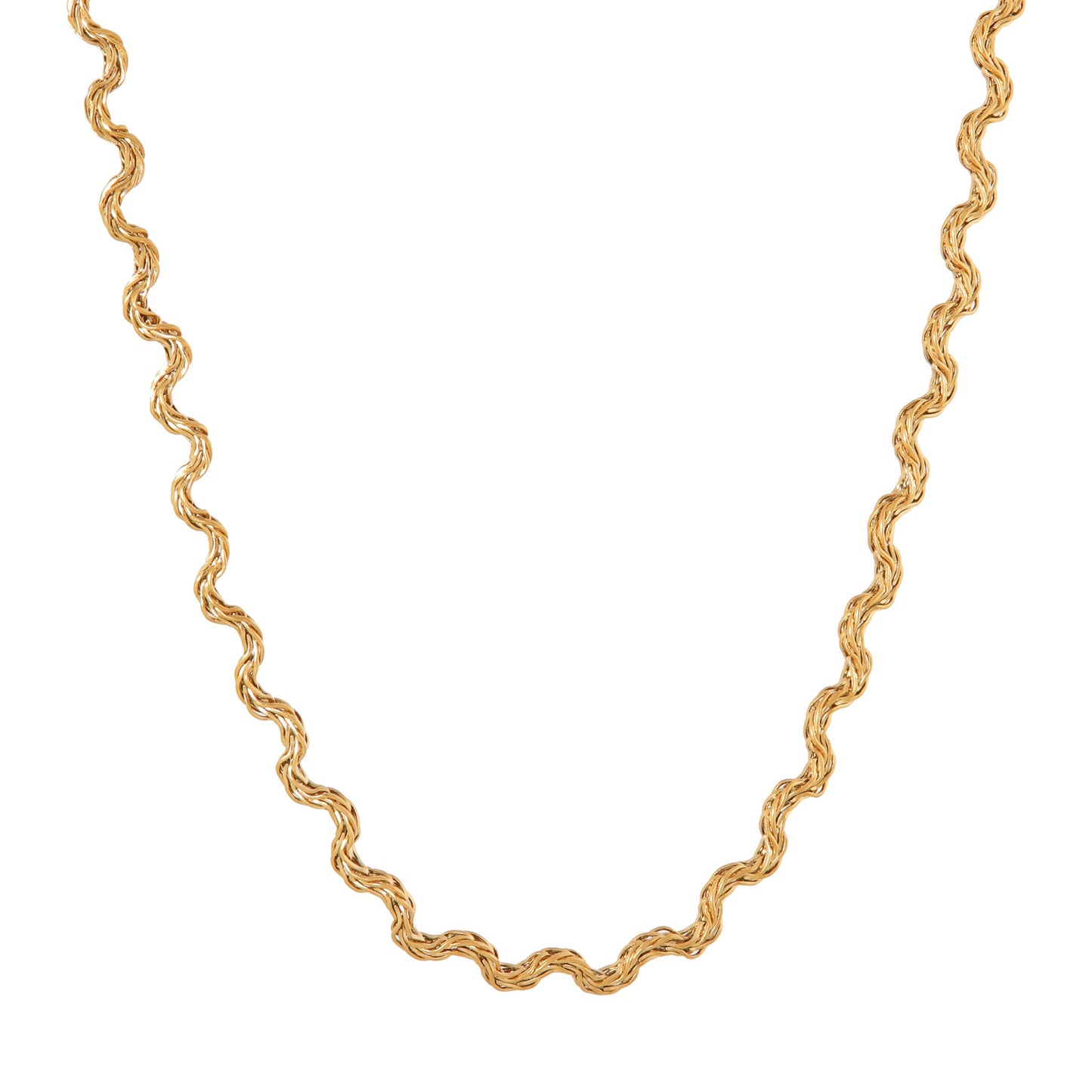 LABEL KIKI WAVES KETTE, gold