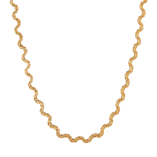 LABEL KIKI WAVES KETTE, gold
