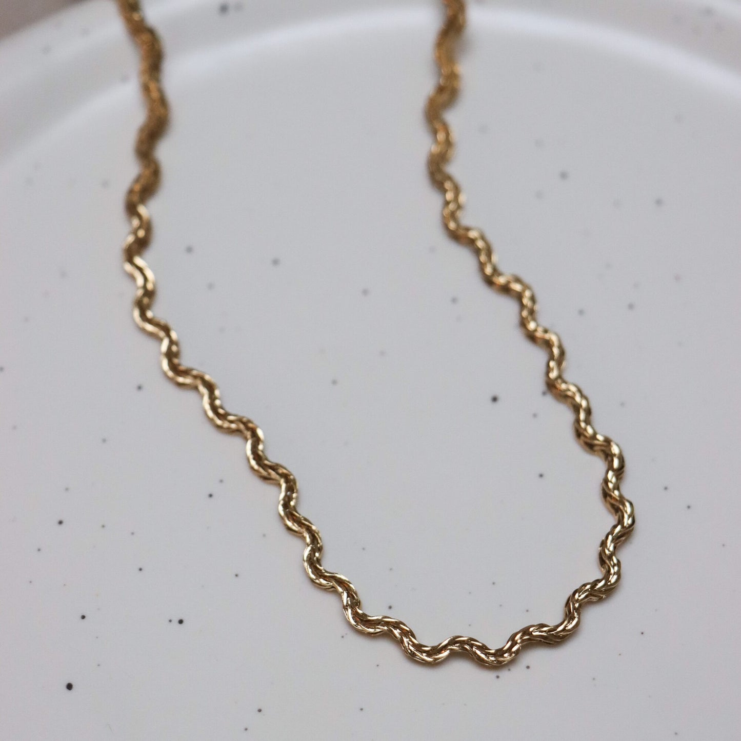 LABEL KIKI WAVES KETTE, gold
