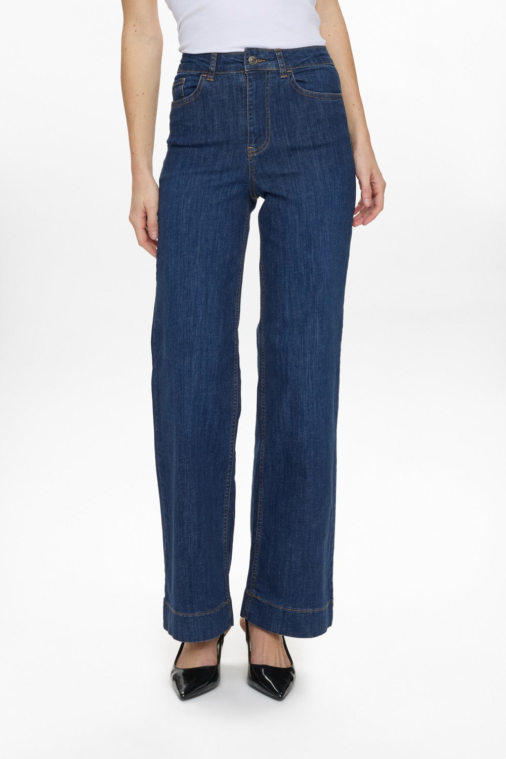 NÜMPH NUPARIS Jeans, dark blue denim