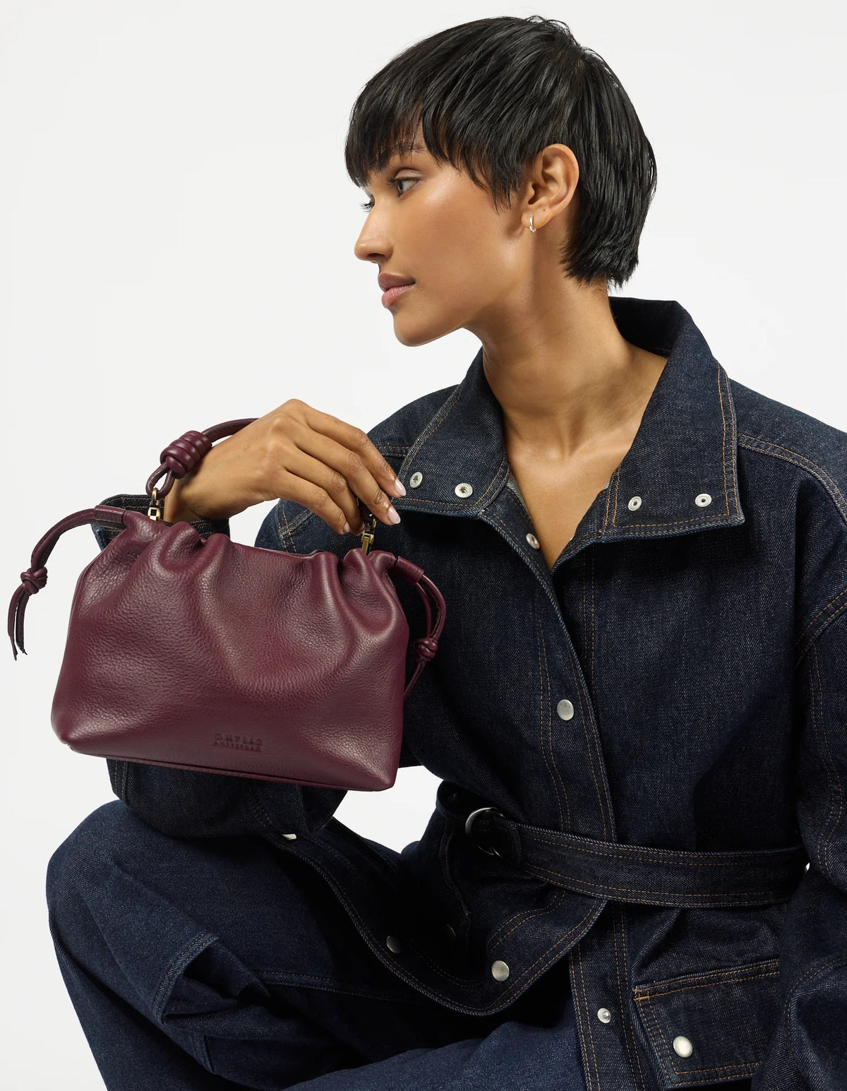 O MY BAG KIKI MINI Handtasche, dark cherry