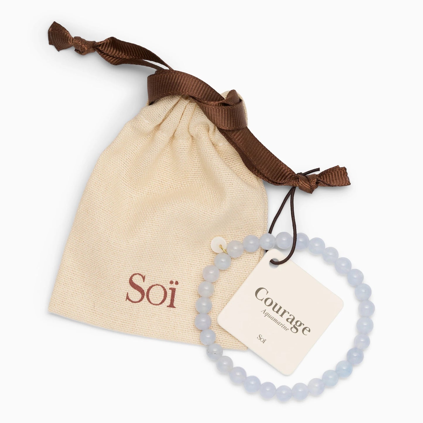 SOÏ COPENHAGEN ESSENTIAL Armband, aquamarine