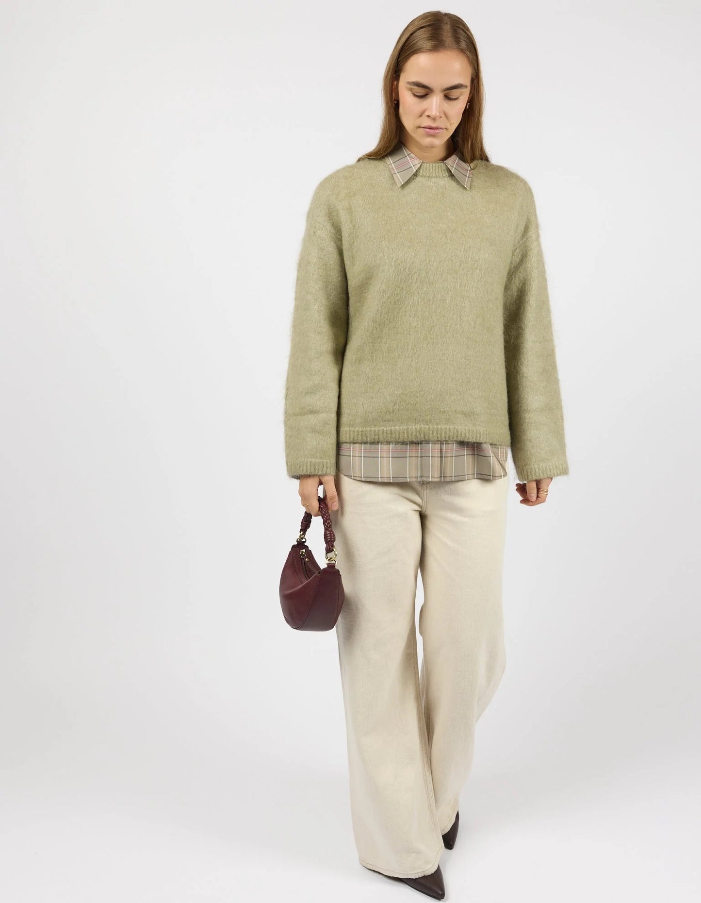 O MY BAG LEO MINI Handtasche, dark cherry