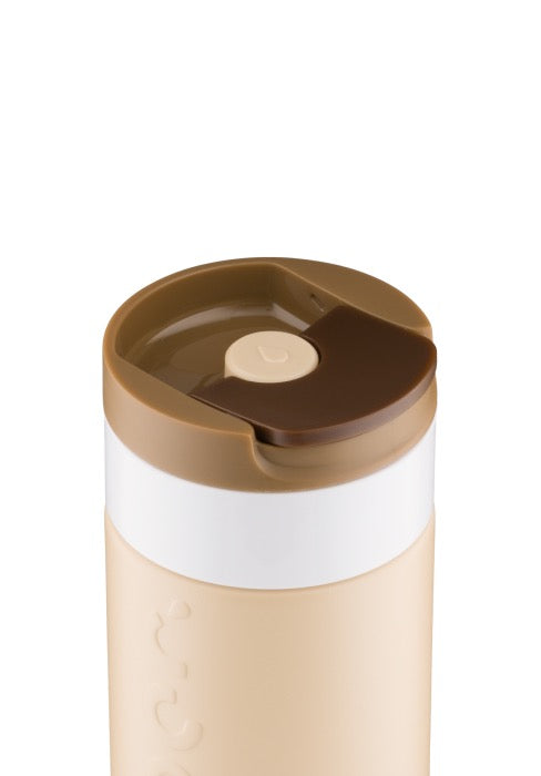 DOPPER TRAVEL MUG EARTHY BROWN, 400ml