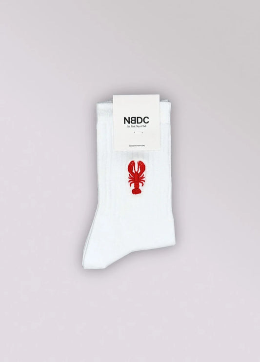 NBDC LOBSTER Socken, weiß
