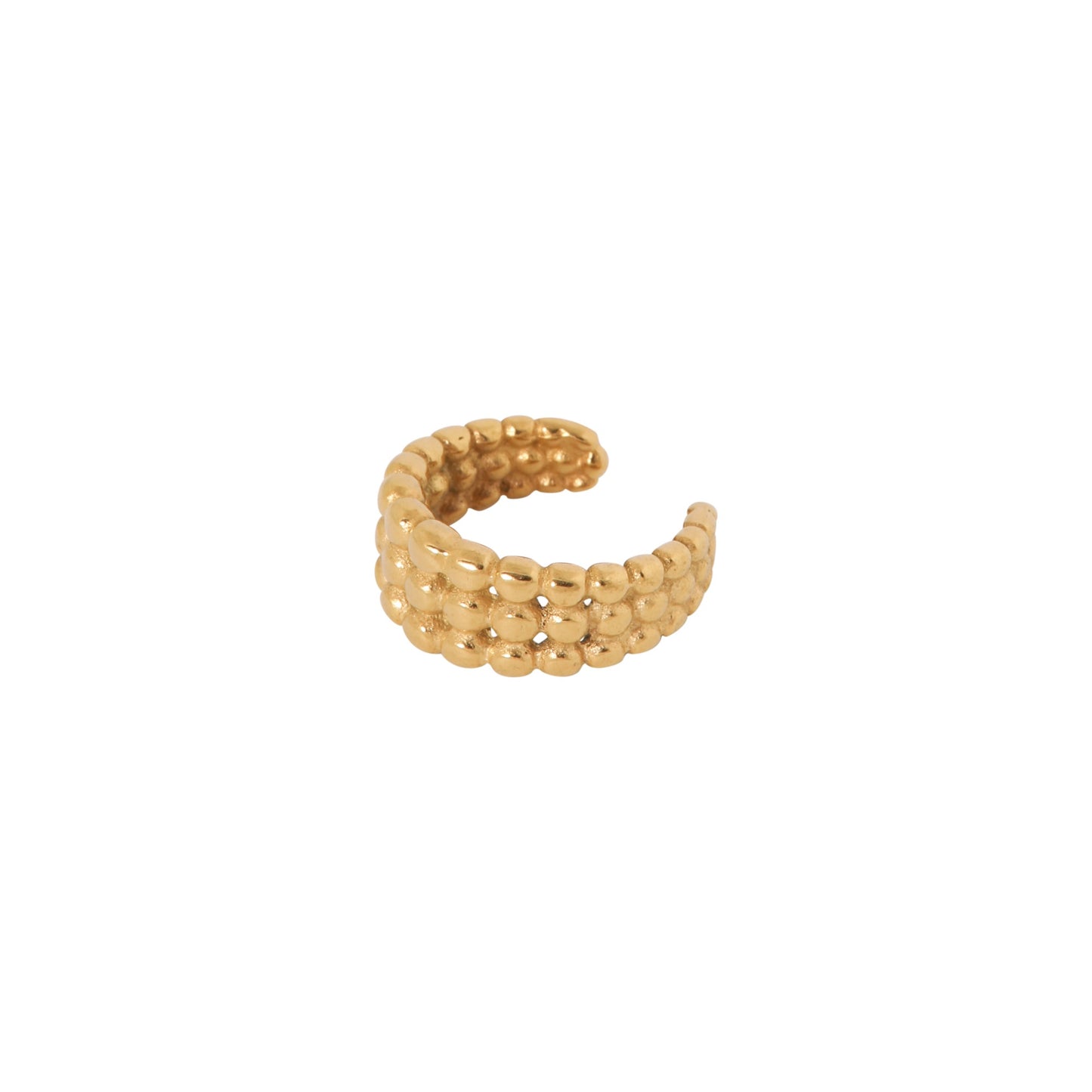 LABEL KIKI BOLD Ear Cuff, gold