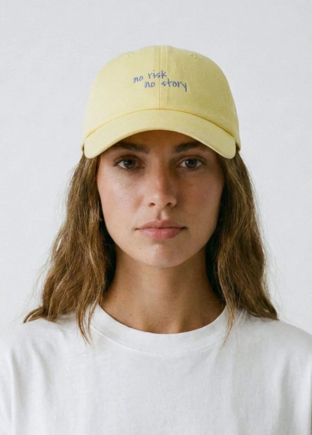 NBDC NO RISK NO STORY Cap, gelb