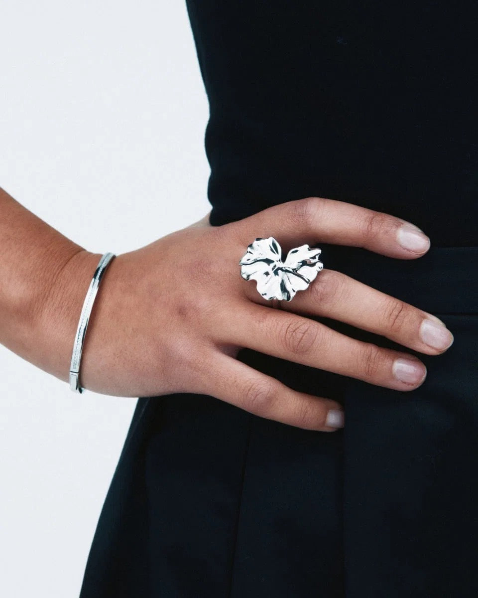 EDBLAD GERANA Ring, silber