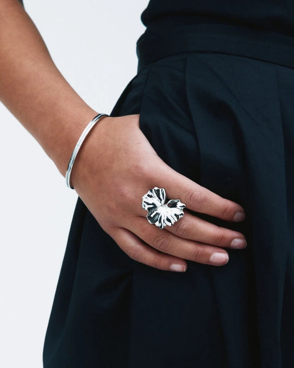 EDBLAD GERANA Ring, silber