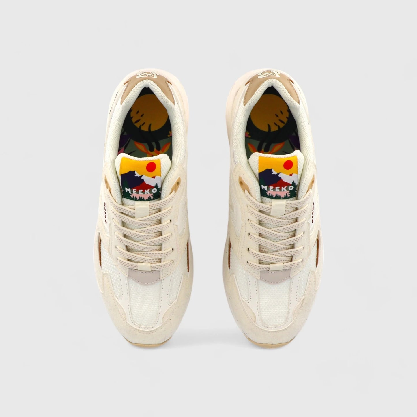 MEEKO CAPRA RUNNING SHOE, cream
