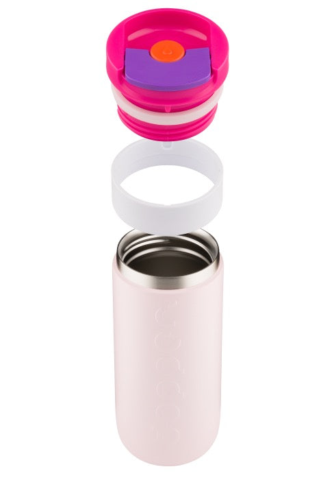 DOPPER TRAVEL MUG BERRY PINK, 400ml