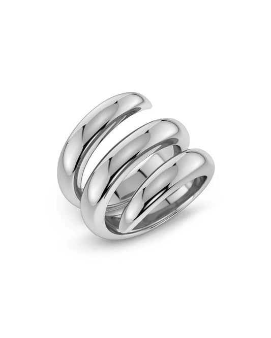 EDBLAD SPIRE Ring, silber