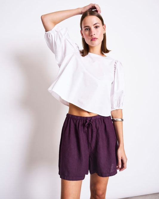 JAN|N JUNE MARUM Shorts, cherry lacquer