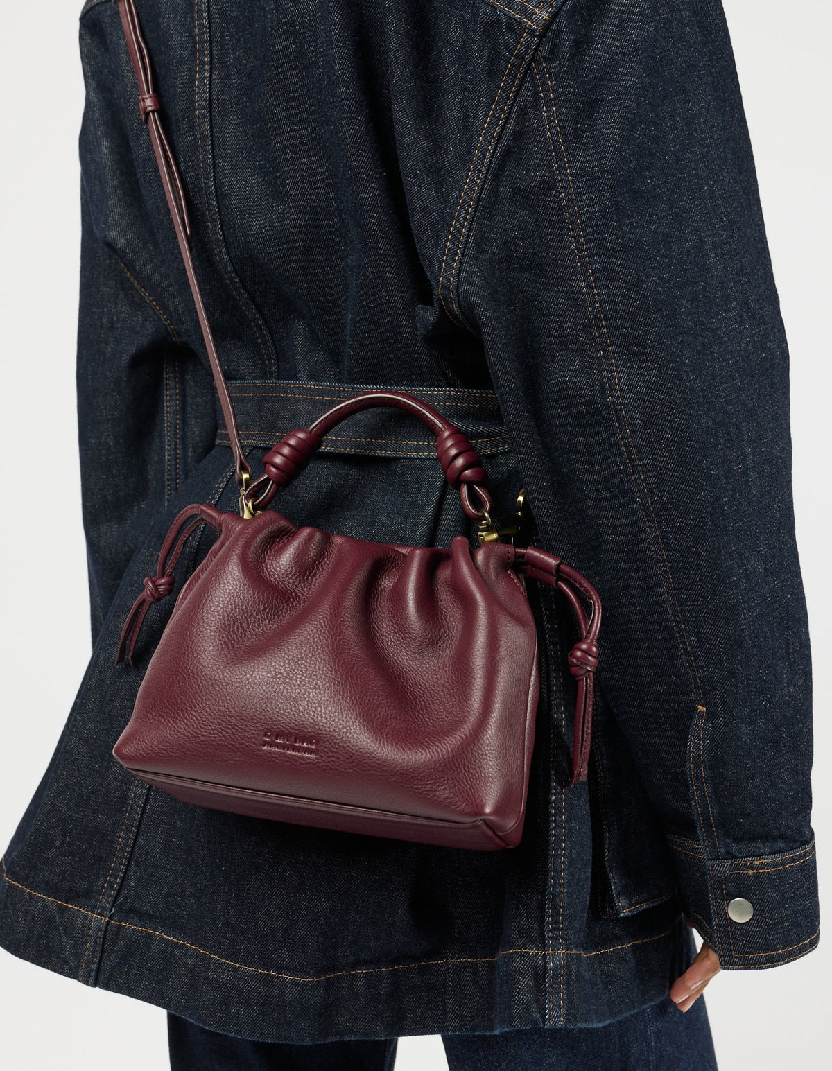 O MY BAG KIKI MINI Handtasche, dark cherry