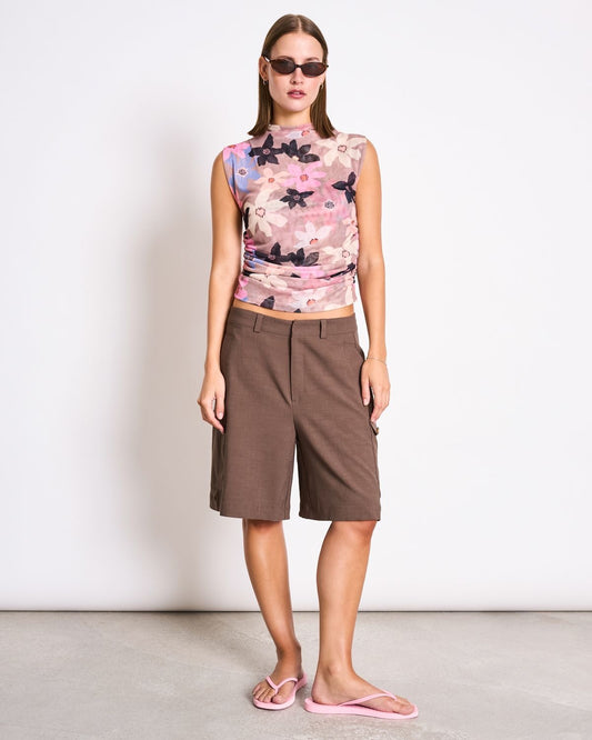 JAN|N JUNE FANO Shorts, clay