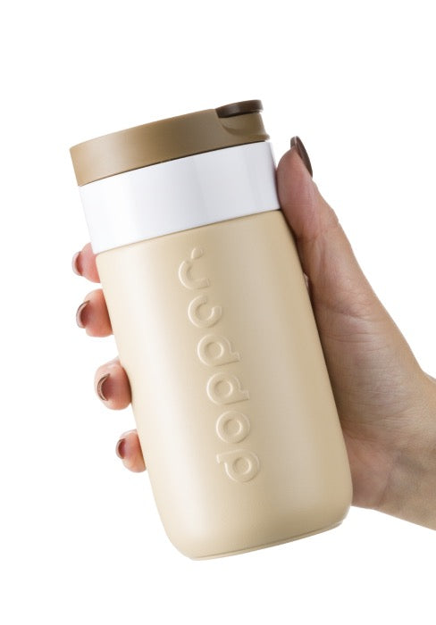 DOPPER TRAVEL MUG EARTHY BROWN, 300ml