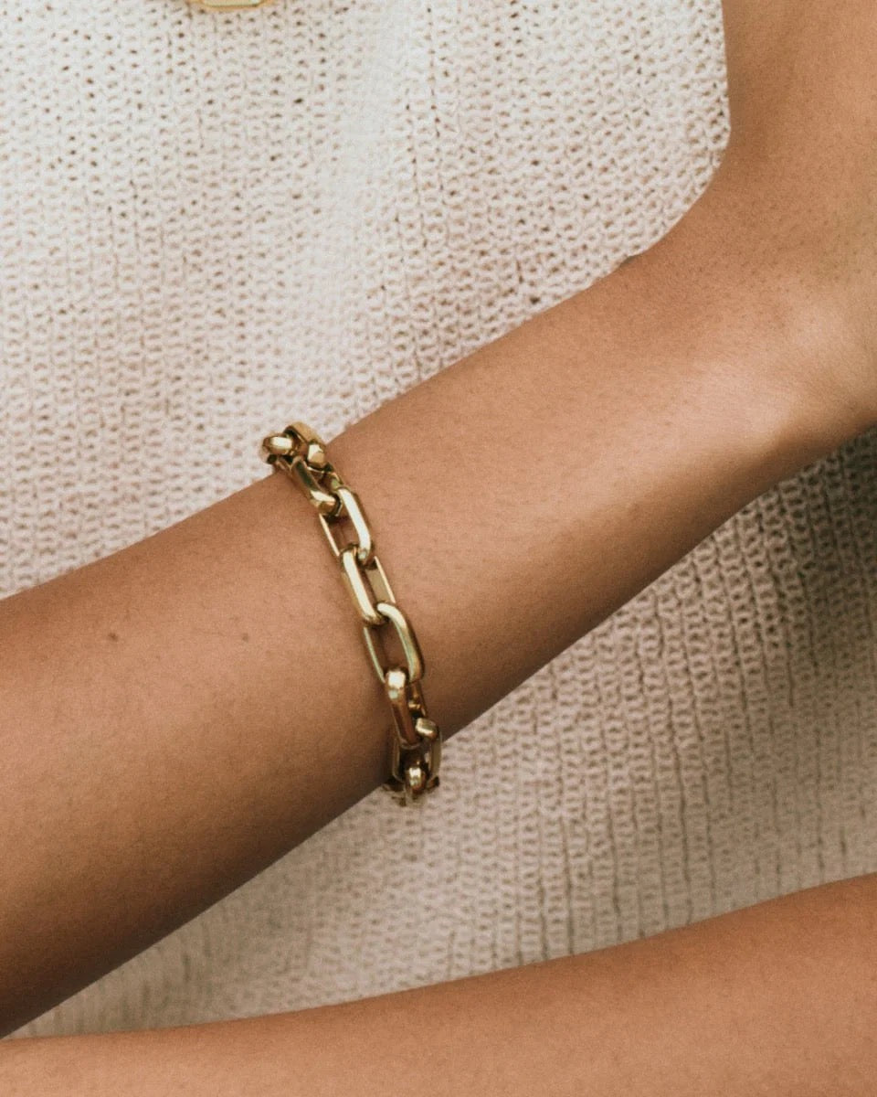 EDBLAD BOX CHAIN Armband, gold