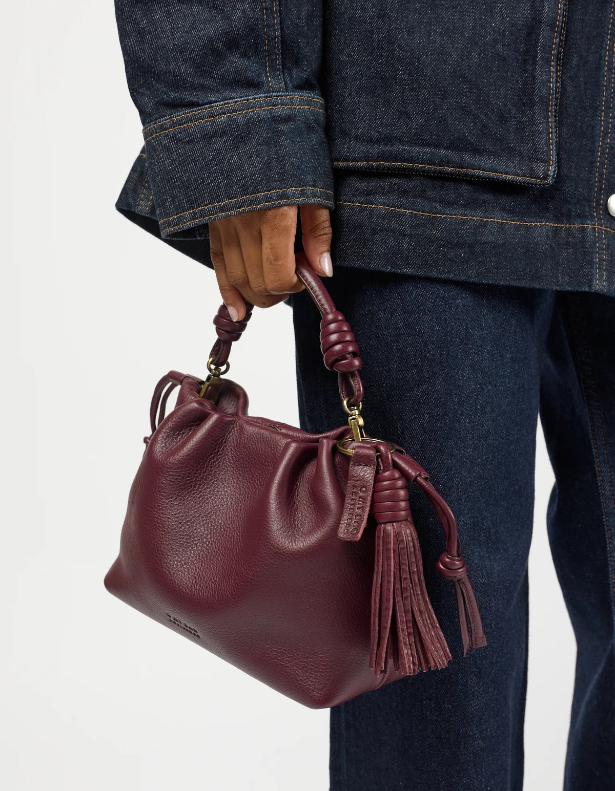 O MY BAG KIKI MINI Handtasche, dark cherry