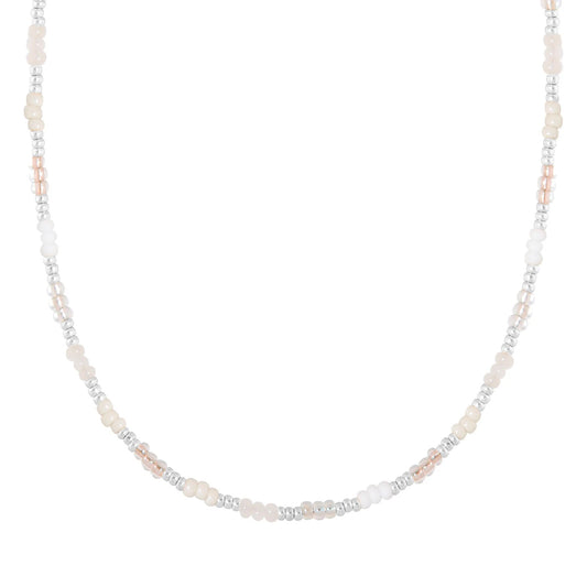 LABEL KIKI WHITE RAINBOW Kette, silber