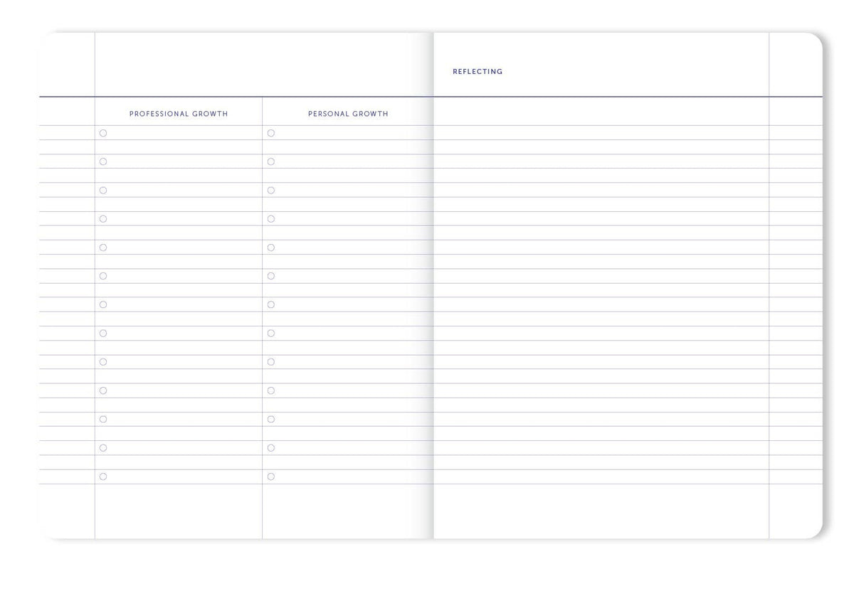A-JOURNAL UNDATED Kalender, blau