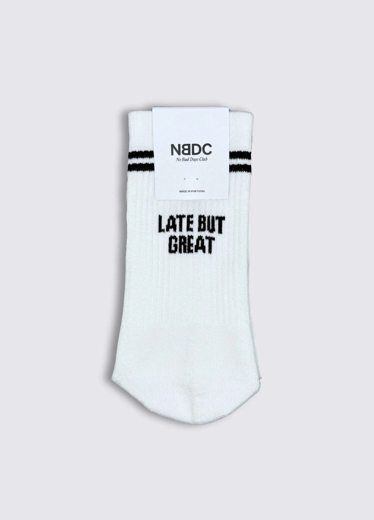 NBDC LATE BUT GREAT RETRO Socken, weiß