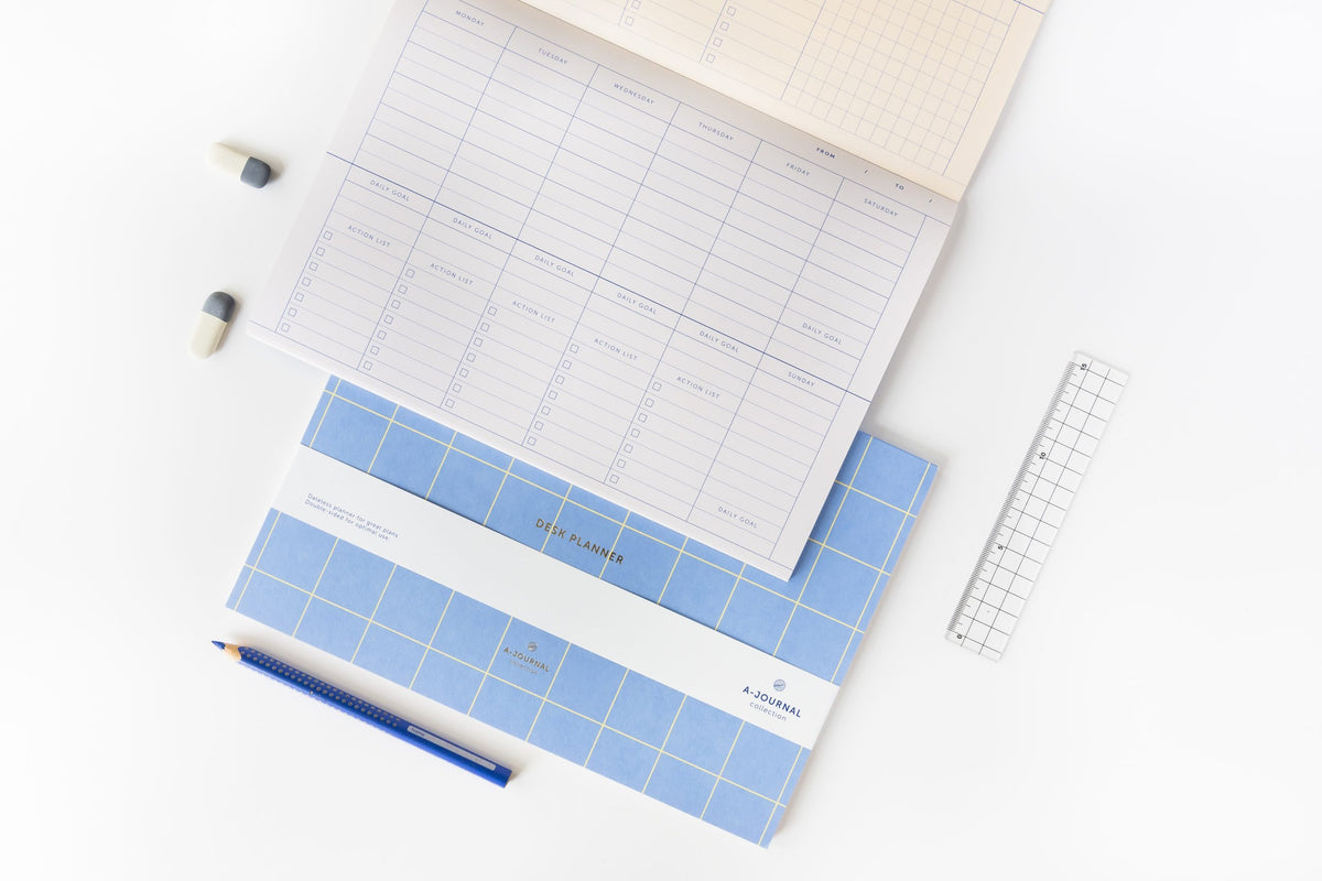 A-JOURNAL DESKPLANNER, blau