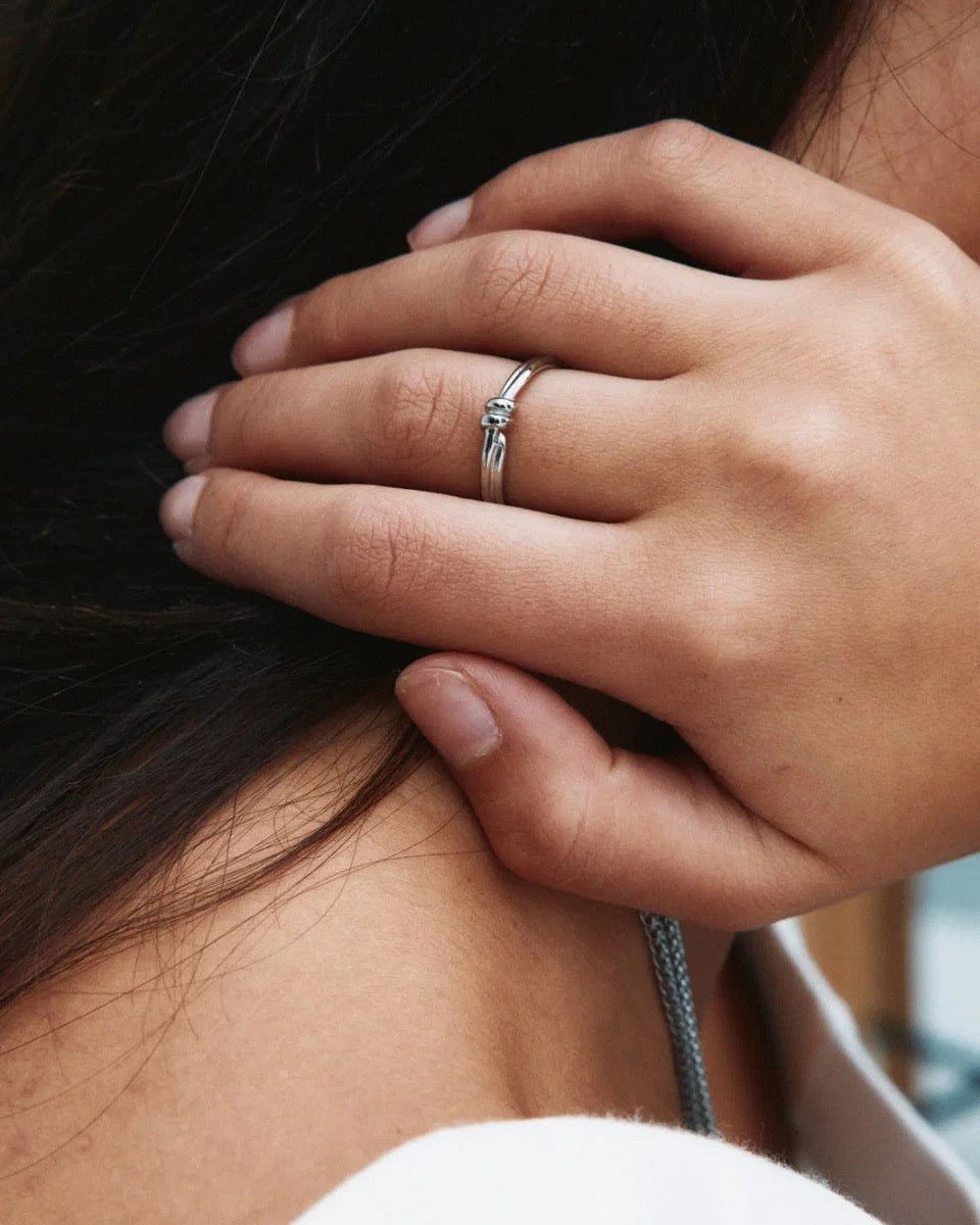 EDBLAD SWIVEL Ring, silber